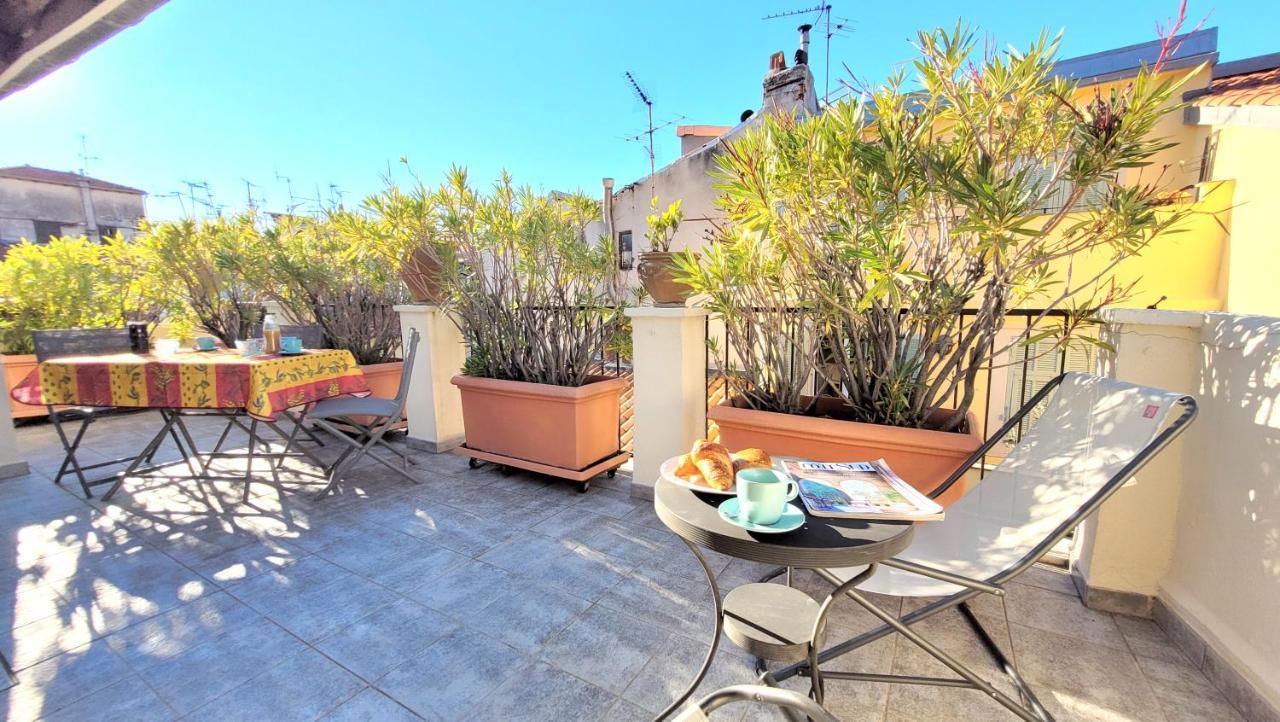 Ze Perfect Place - Appartement De Charme Nicois - 2 Chb & 2 Sdb - Ac - Terrasse - Vieux Ница Екстериор снимка